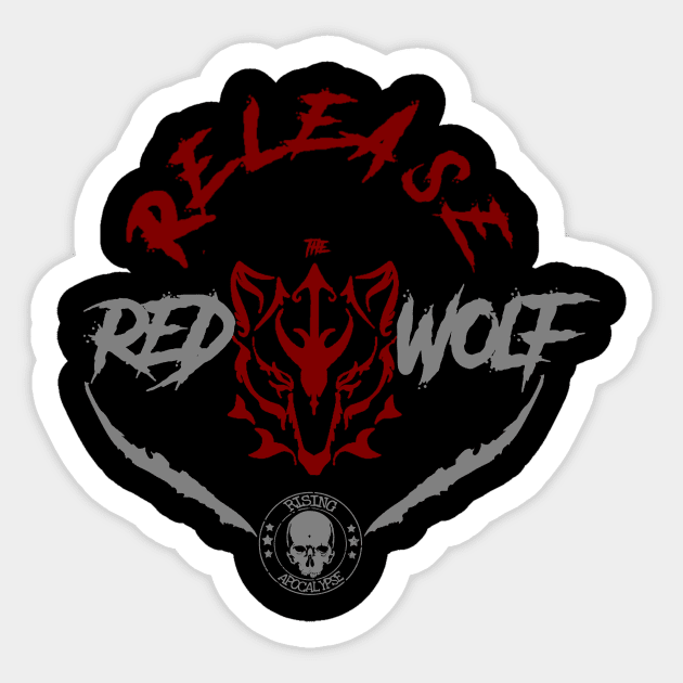 Dean Walker "Release The Red Wolf" Sticker by DWOfficial